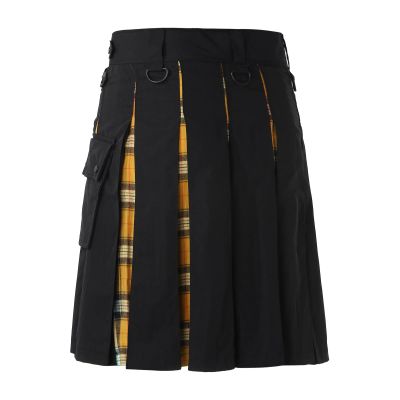 Men's Carnival Kilt, Scottish Plaid Skirt with Pockets, Costume & Party Skirt for Carnival, Halloween, Vintage Style