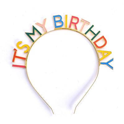 Bessy Shop Metal Birthday Crown 'It's My Birthday'