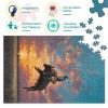 Cowboy Riding a Bull Wooden Puzzle, 1,000 Pieces, 38 x 26 cm view 4