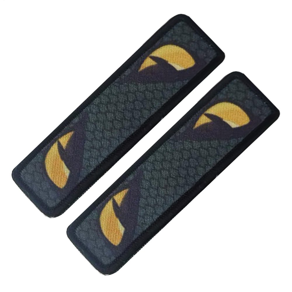 Snake Eye Patches | Decorative Self-Adhesive, 2 Reflective Applications for Bags and Hats