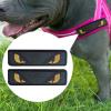 Textile Iron-On Patches | Snake Eyes for Backpacks | Reflective Stickers Set of 2 view 3