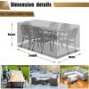 Waterproof 420D Oxford Patio Furniture Cover, 395 x 315 x 55 cm view 2