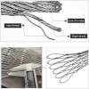 VXHCS Flexible Stainless Steel Cable Mesh, 7 cm/1.5 mm Cable Railing Fall Protection for Heights, Plant Climbing Net (1.2 x 20 m) view 3
