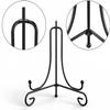 Heyumybit Iron Plate Stand, 2 Pack 8 Inch Black Display Stands view 2