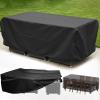 Waterproof 420D Oxford Patio Furniture Cover, 155 x 150 x 65 cm view 1