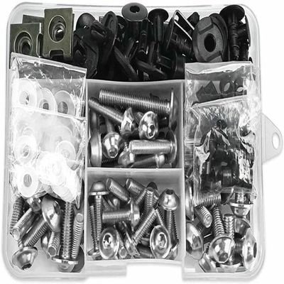 DSYSRX 177-Piece Motorcycle Fairing Bolt and Nut Set for BMW K1200RS/K1200RT/K1200S/K1200GT/K1200LT/K1200R