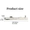 Modern Floating TV Stand, Wall-Mounted Media Console, Gray, 160 x 23 x 17 cm view 2