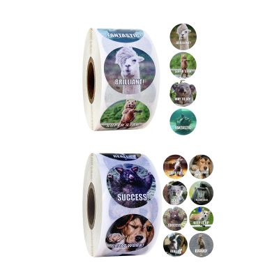 Motivational Animal Stickers - Reward Stickers for Kids