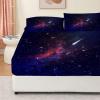 Starry Sky Meteor Fitted Sheet 180 x 200 cm for 30 cm Mattresses, with 2 Pillowcases view 3