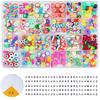 UCLEVER 830-Piece Bead Kit for DIY Bracelets view 1