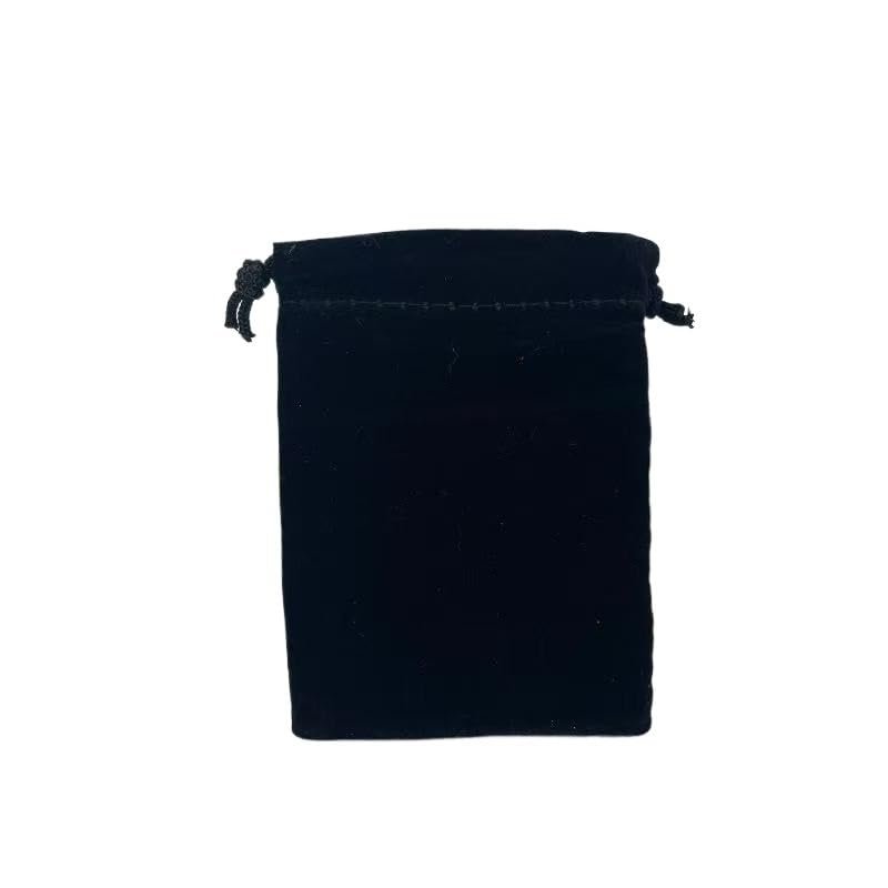 Small Drawstring Velvet Pouches, 10-Pack, 8 x 10 cm
