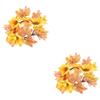 Cabilock 2-Piece Fall Maple Leaf Wreath Set view 1