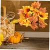 Cabilock 2-Piece Fall Maple Leaf Wreath Set view 3
