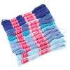 Akozon 12pcs Gradient Bright Color Polyester Embroidery Thread Set view 3