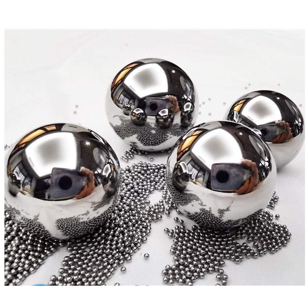 FBANULPEX Carbon Steel Bearing Balls, Precision Steel Balls, 1 Solid Bearing Steel Ball (9 mm)