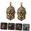 Holibanna 3-Piece Brass Monkey King Keychain Set view 2