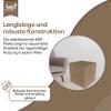 Best For Home Cube Pouf Ottoman, Light Brown Velvet view 2
