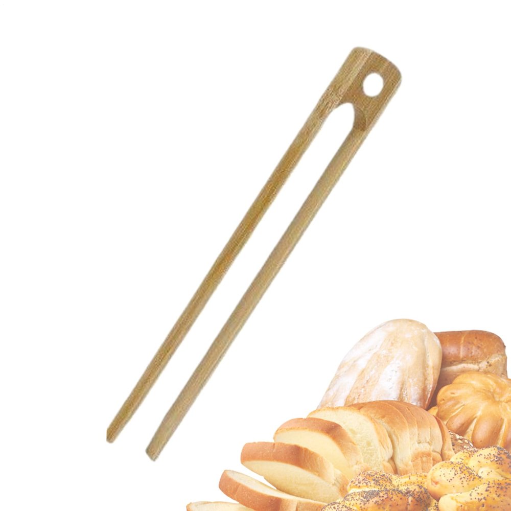 Magnetic Tongs | Non-Slip Wooden Tongs - Anti-Burn Kitchen Utensils