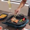 Magnetic Tongs | Non-Slip Wooden Tongs - Anti-Burn Kitchen Utensils view 2