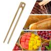 Magnetic Tongs | Non-Slip Wooden Tongs - Anti-Burn Kitchen Utensils view 4