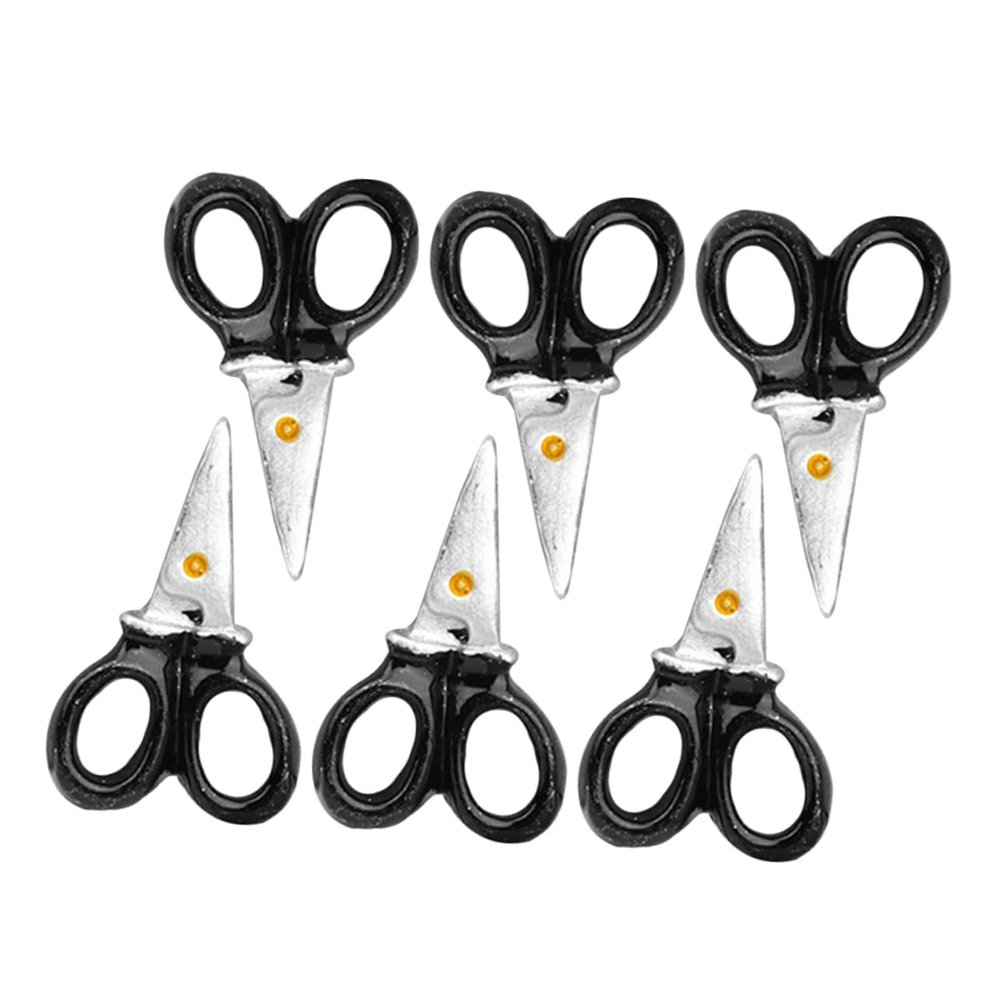 jojofuny Miniature Scissors Model - 6 Pieces