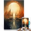 City Skyline Artwork Brain Teaser, 1000-Piece Puzzle for Adults, 50 x 75 cm, Wall Art, Ages 14+ view 1