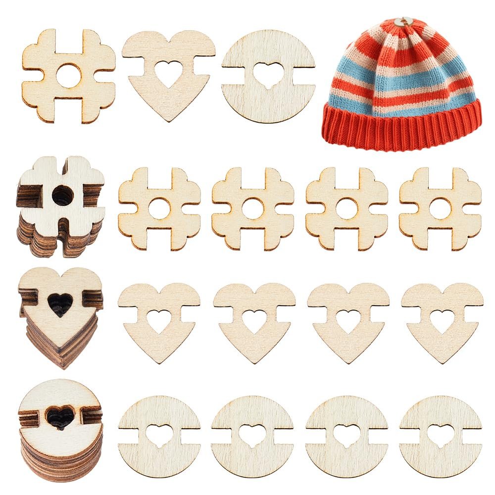 DICOSMETIC 90-Piece Pom Pom Button Set