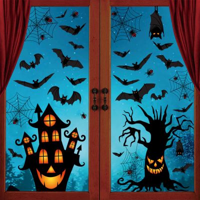 Nymora 63Pcs Halloween Window Stickers