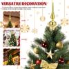 Gold Christmas Tree Topper, 9.04 Inches view 2