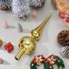 Gold Christmas Tree Topper, 9.04 Inches view 3