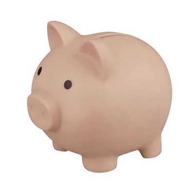 Piggy Bank for Kids (White Pink)