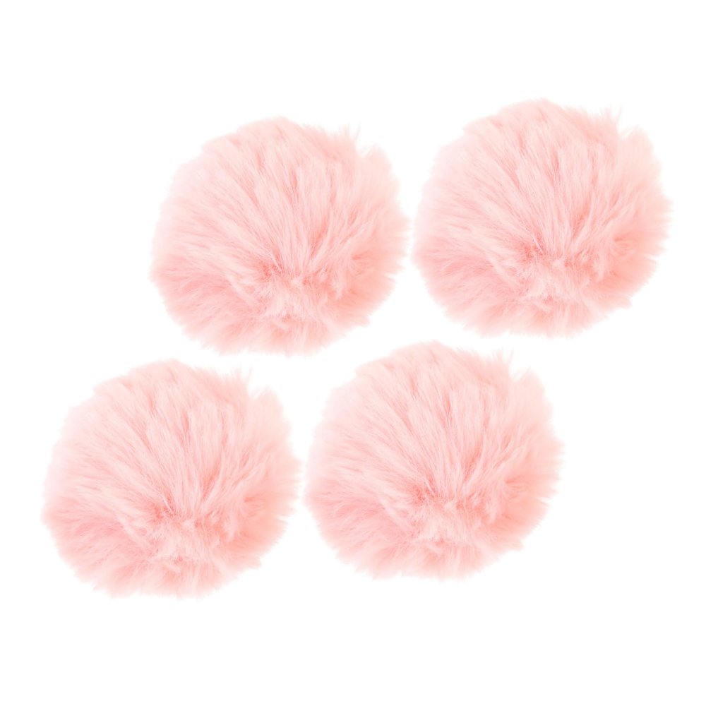 Holibanna 4-Piece Fluffy Pom Poms
