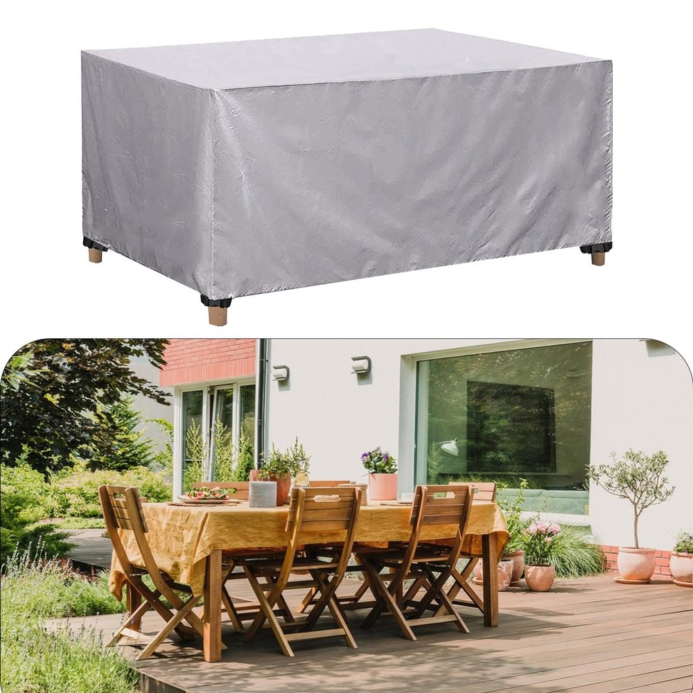 HNYDM Waterproof Outdoor Table Cover, 80 x 80 x 75 cm, 600D Oxford Fabric