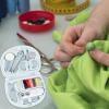 Mini Sewing Kit - Portable Travel Accessories with 6 Colorful Spools view 2