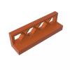 GDS-881 Compatible with LEGO 3633 Fence, 1x4x1, Dark Orange, 50 pcs view 1