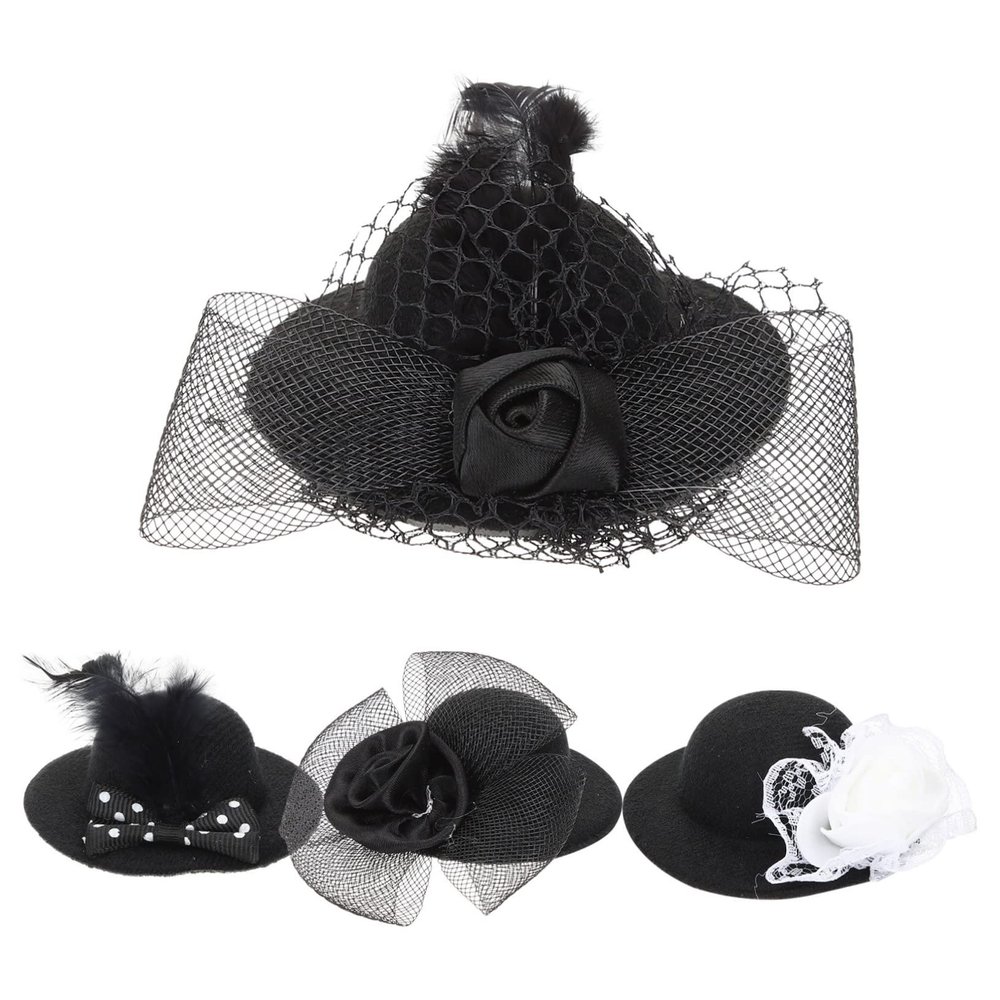 Abaodam 4-Piece Mini Formal Hats