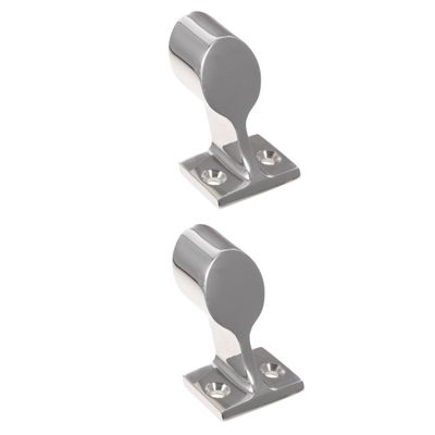 Toddmomy 2-Piece Boat Handrail Brackets, Stainless Steel, for Yachts and Watercraft