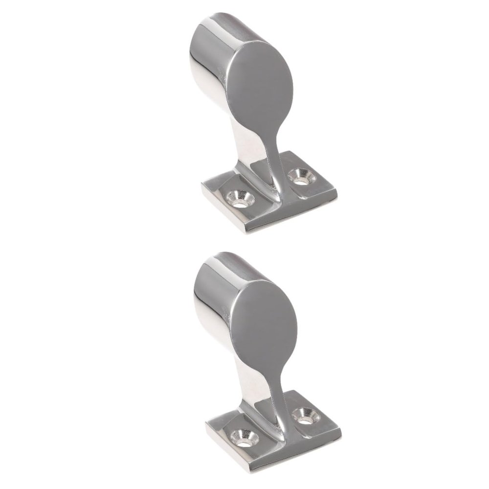 Toddmomy 2-Piece Boat Handrail Brackets, Stainless Steel, for Yachts and Watercraft
