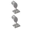 Toddmomy 2-Piece Boat Handrail Brackets, Stainless Steel, for Yachts and Watercraft view 1