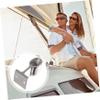 Toddmomy 2-Piece Boat Handrail Brackets, Stainless Steel, for Yachts and Watercraft view 3