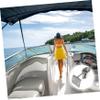Toddmomy 2-Piece Boat Handrail Brackets, Stainless Steel, for Yachts and Watercraft view 4