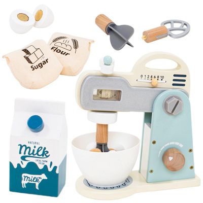 Toy Kitchen Mixer Set with Interactive Play