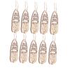 Homoyoyo 20 Pack Wooden Easter Ornaments view 1