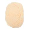 MUELODSIC 50g Milk Cotton Yarn for Knitting and Crocheting - Beige-Yellow view 1