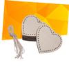 LOLIPPYY 10-Piece Heart-Shaped Wood Discs view 3