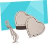 LOLIPPYY 10-Piece Heart-Shaped Wood Discs view 4