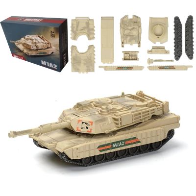 QiLumier 1:72 M1A2 Tank Model Kit, Detailed Replica