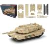 QiLumier 1:72 M1A2 Tank Model Kit, Detailed Replica view 1