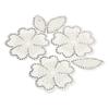 Delicate Flower Rhinestone Iron-On Appliqué for Clothing and Hats view 1