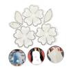 Delicate Flower Rhinestone Iron-On Appliqué for Clothing and Hats view 4